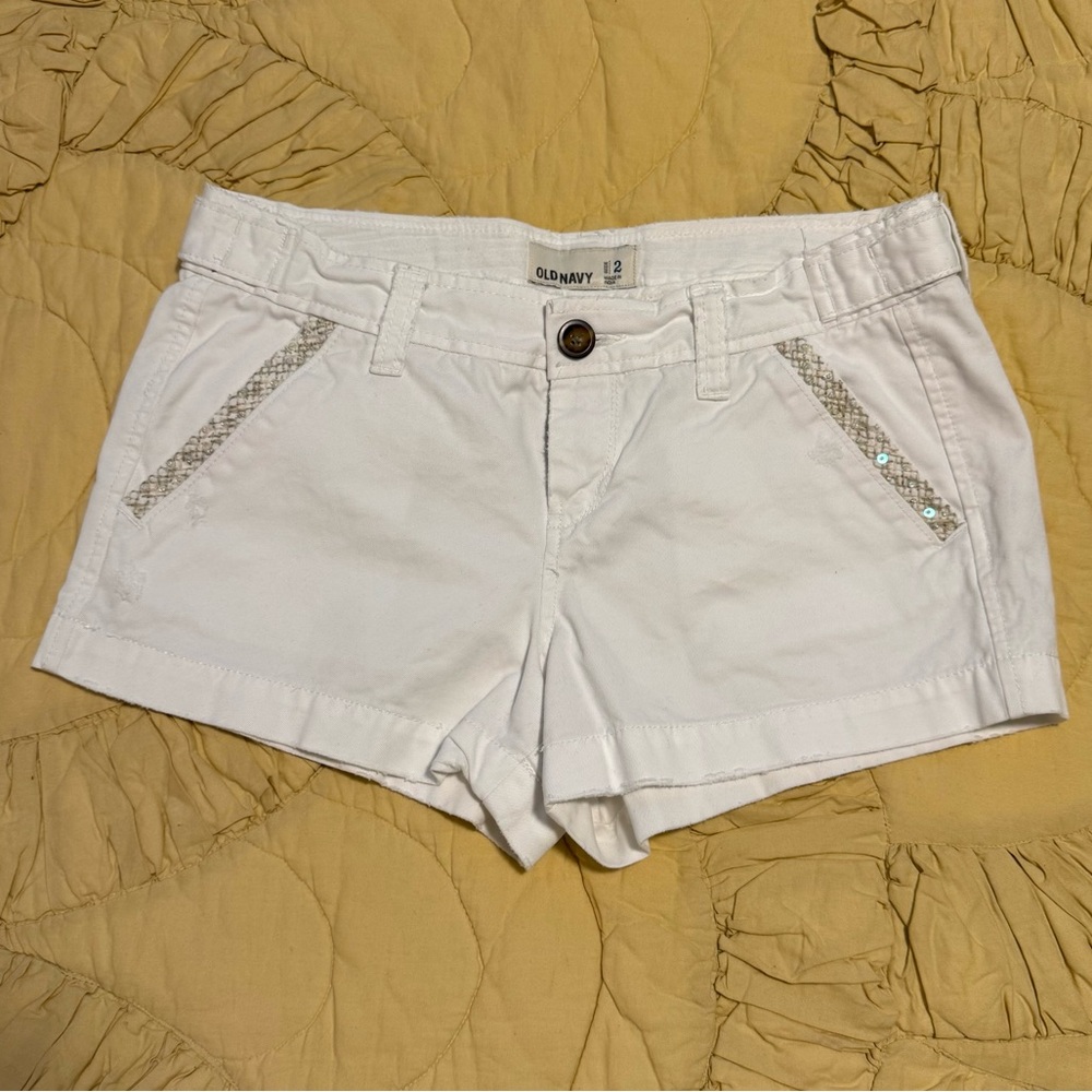 Old Navy Women's White Shorts